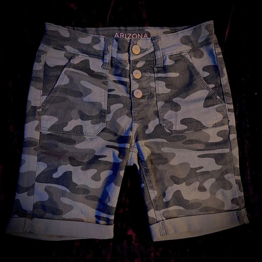 camo arizona jeans shorts 🖤